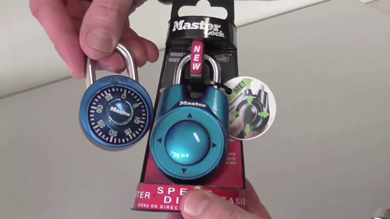 Masterlock Speed Dial Unboxing Demonstration and How To Change Combination 1500iD