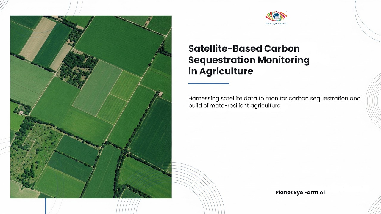 Satellite-Based Carbon Sequestration Monitoring in Agriculture