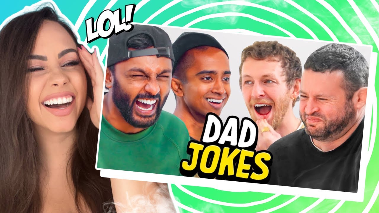 Dad Jokes | Don't laugh Challenge 😂#4 | Bunnymon REACTS