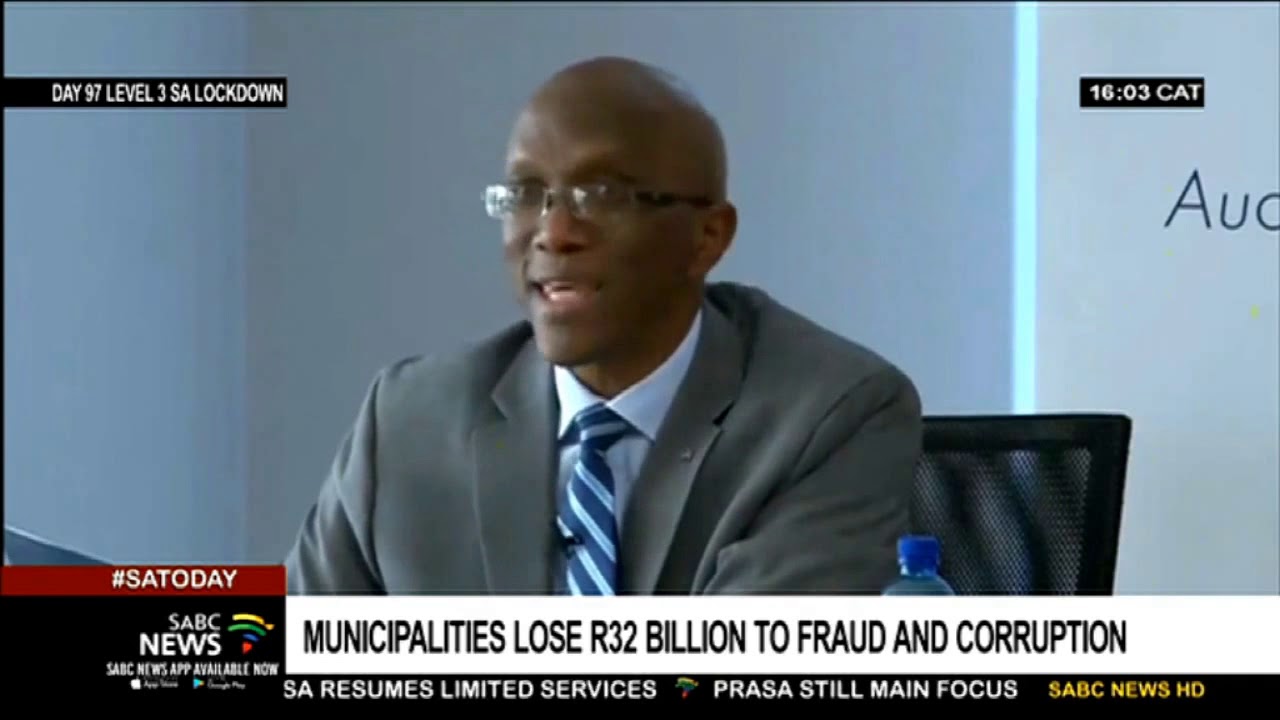 Municipalities lost a massive R32 billion to fraud and corruption: AG