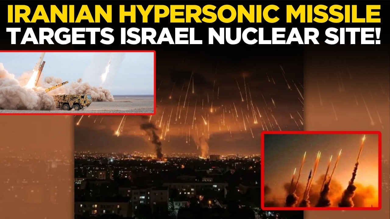 BREAKING NEWS LIVE: Iranian Hypersonic Missile Targets Israeli Nuclear Site | Israel-Iran War LIVE