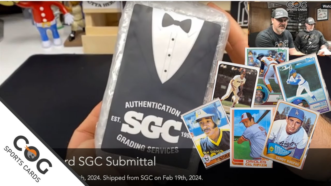 SGC Grading Blind Reveal-15 Cards - Koufax, Brooks, Yaz, Ripken Traded #cogsportscards #sportscards