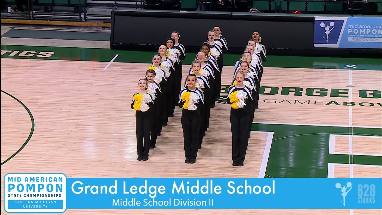States 2023 Grand Ledge Middle School Pompon D2