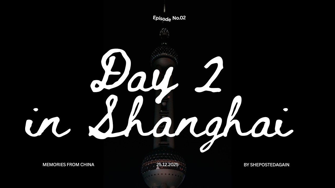 Slowing Down in Shanghai 🇨🇳 | Xingguang Camera Market, Lujiazui Views & City Nights