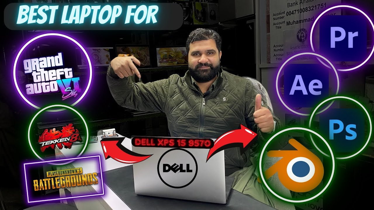 Best Laptop for Gaming 🎮 & Video Editing 🎥 in 2025 💻 | Budget-Friendly Laptop 🔥💰 | Dell XPS 15 9570