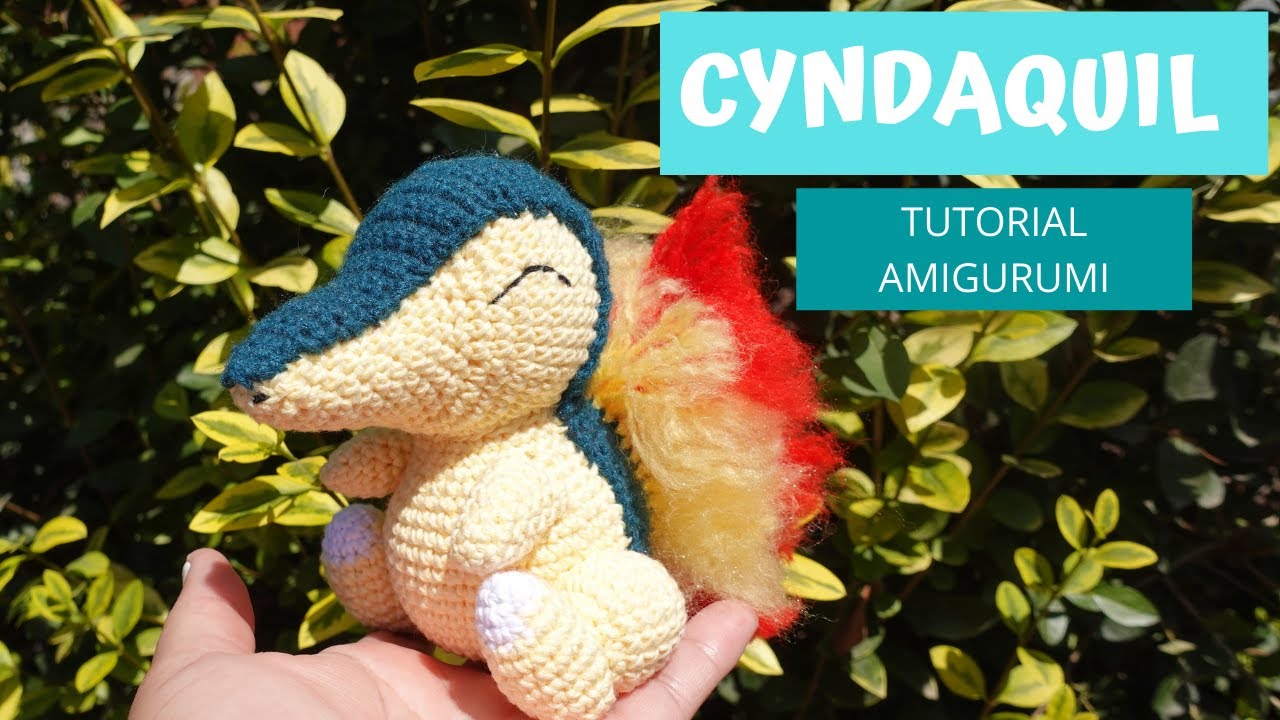 CYNDAQUIL POKEMON Tutorial paso a paso Nivel: Intermedio (patrón en Descripción)