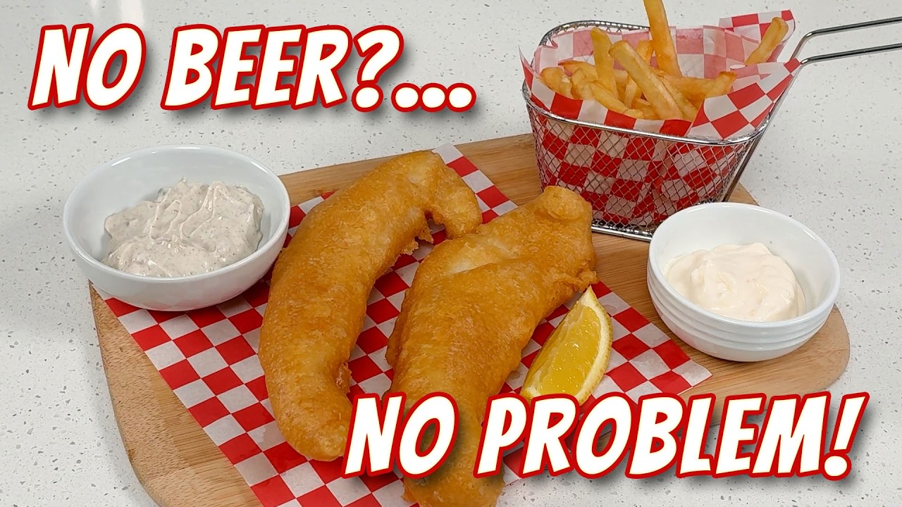 Fish & Chips with Garlic Aioli & Tangy Tartare Sauce