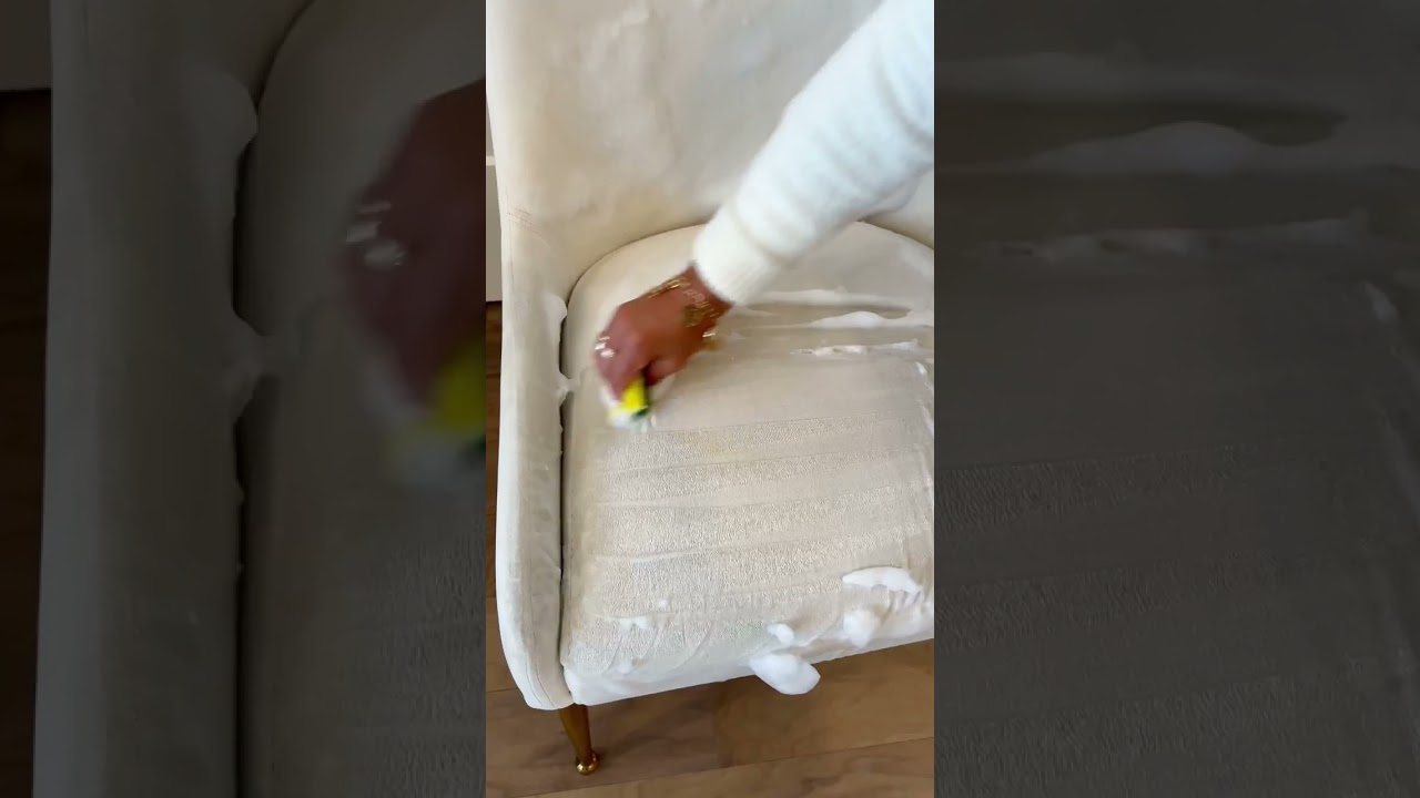 Как легко почистить стулья и мебель