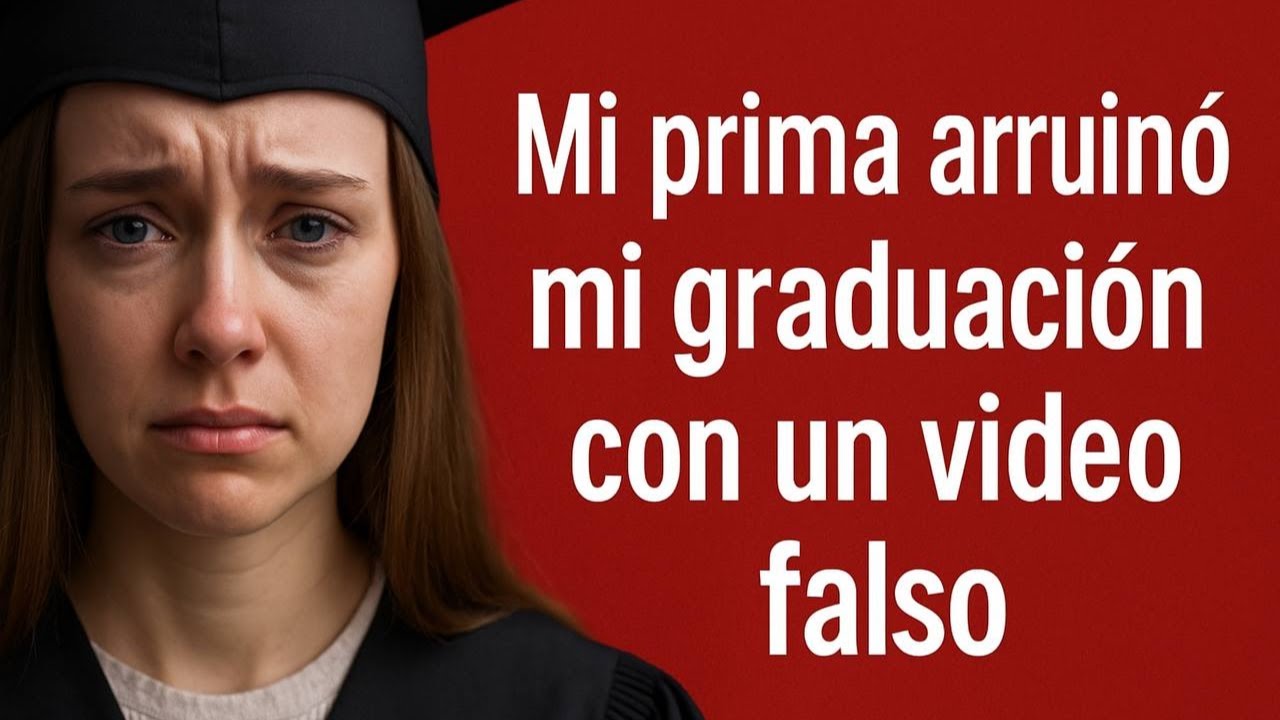 Mi prima arruinó mi graduación con un video falso. No peleé, sólo esperé el día de la venganza.