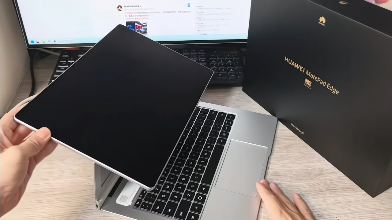 Полный обзор планшета-компьютера Huawei MatePad Edge 2-в-1 | ПК с HarmonyOs | Распаковка | Практи...