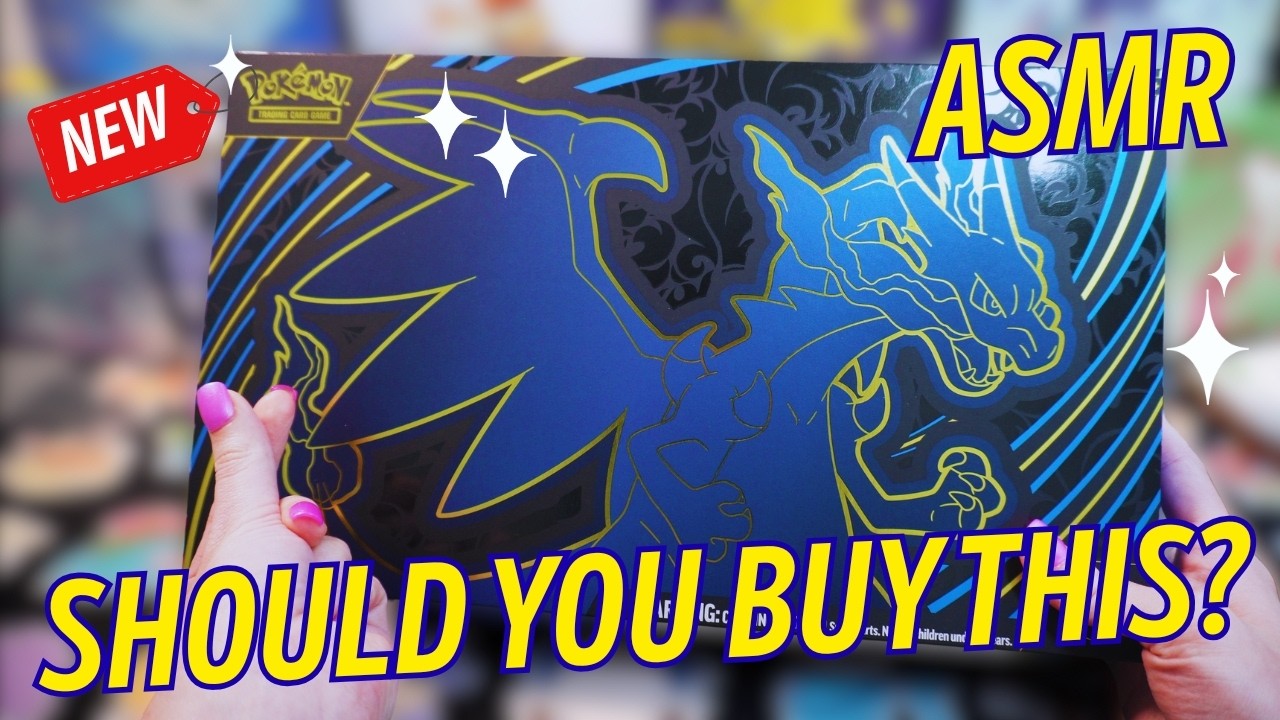 Should you buy the NEW Mega Charizard UPC?! Pokemon ASMR Unboxing