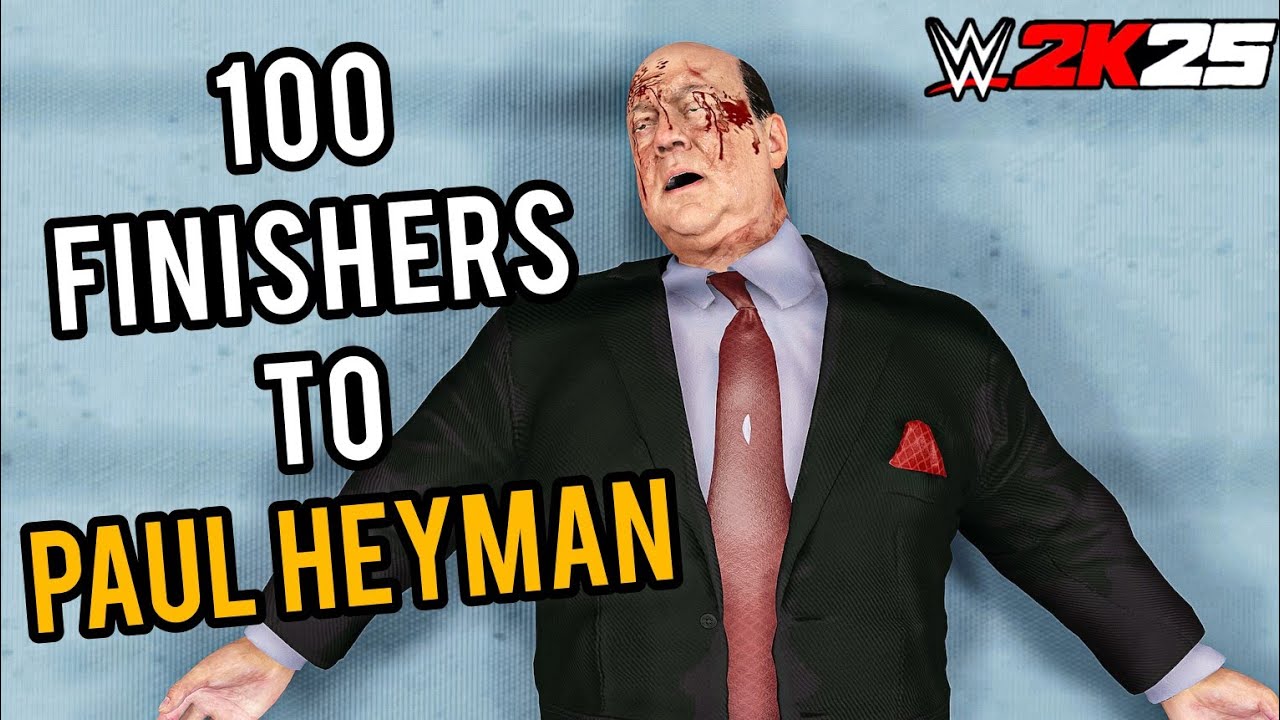 100 финишеров в пользу Пола Хеймана в WWE 2K25!