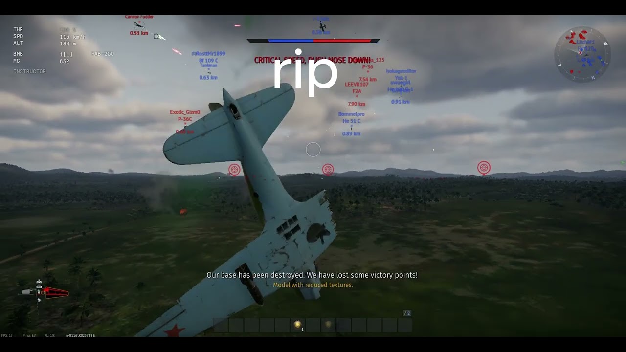 a normal flight with the su-2 in war thunder