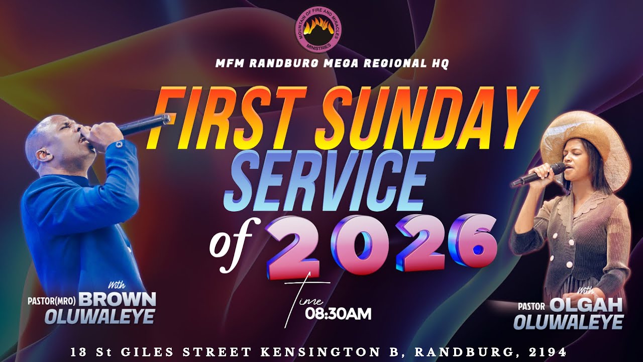 MFM RANDBURG SUNDAY SERVICE  (04 JANUARY 2026)