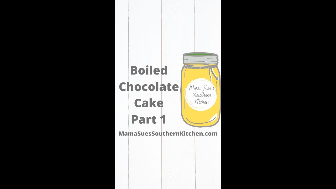 Boiled Chocolate Cake Part 1 | YouTube Shorts | Old-fashioned dessert recipe | Mama Sue's recipes