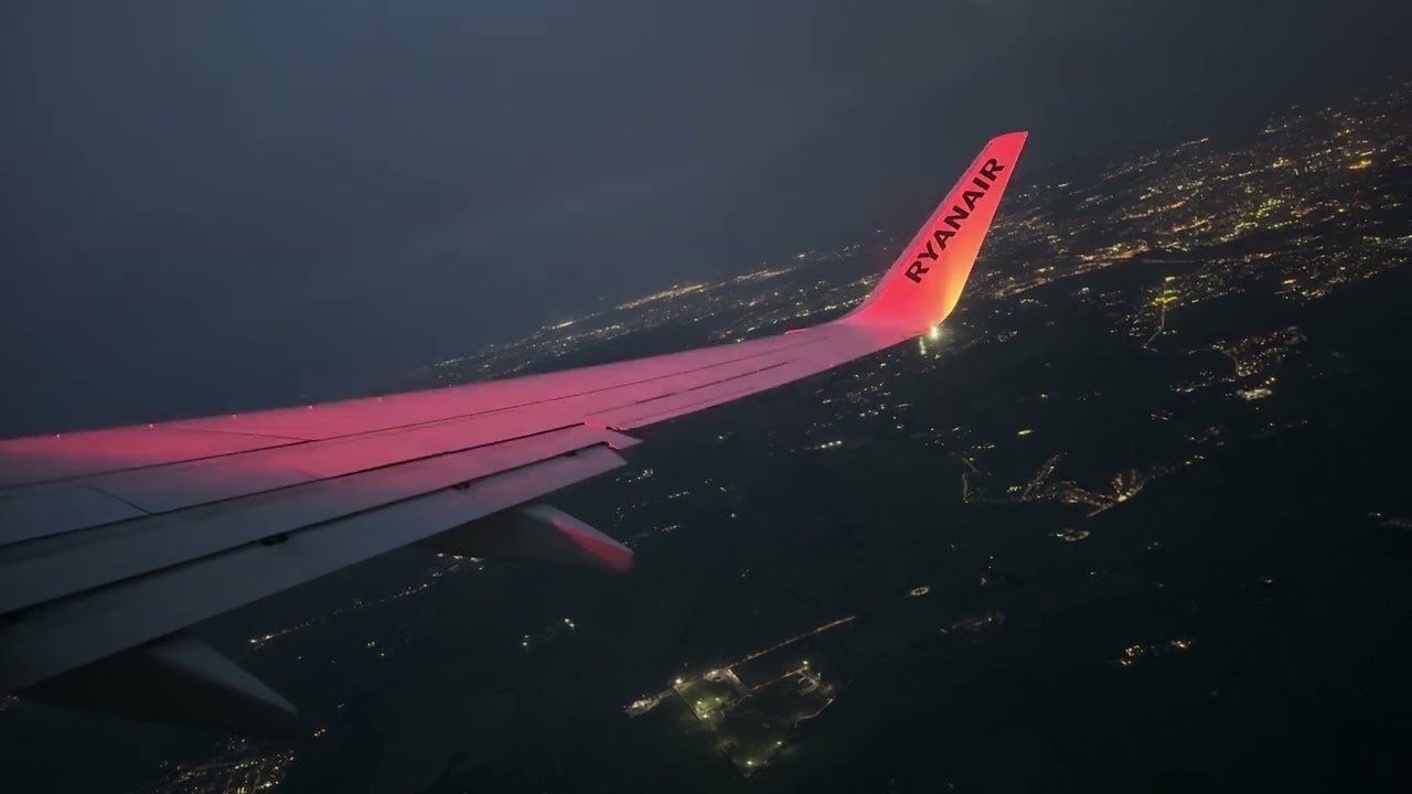 Ryanair 737-800 Takeoff Rome Ciampino (CIA)