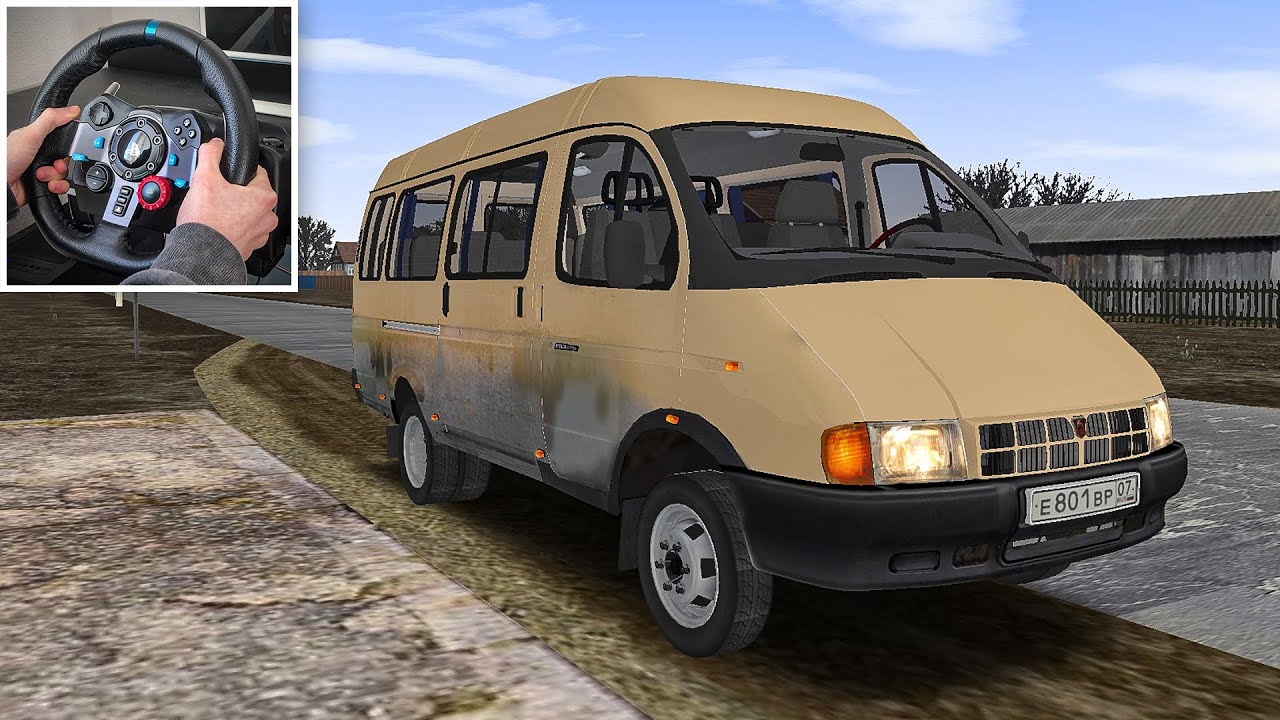 ГАЗель 2705 | OMSI 2 | Realistic POV Driving Steering Wheel Gameplay