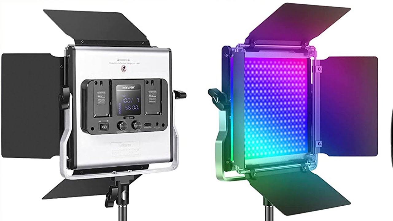 Neewer 2er Pack 480 RGB LED Light [UNBOXING]