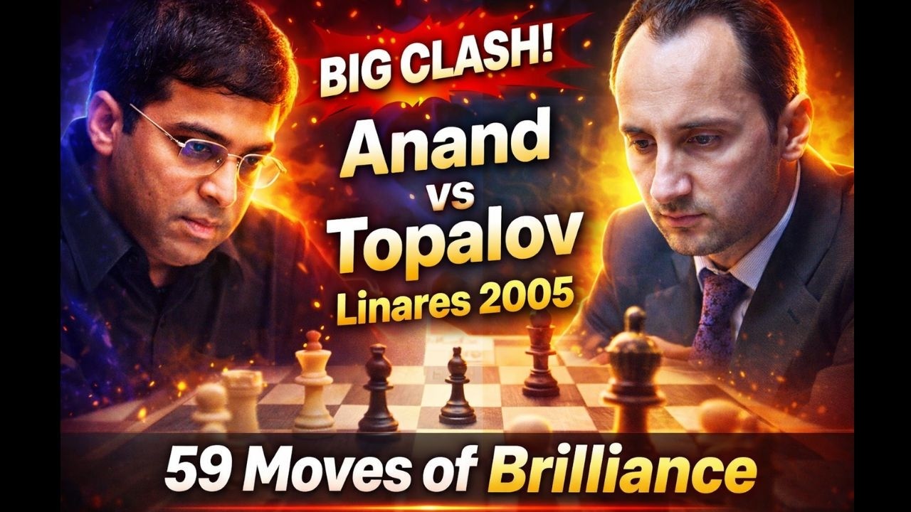 Anand’s Masterpiece vs Topalov – Linares SuperGM 2005