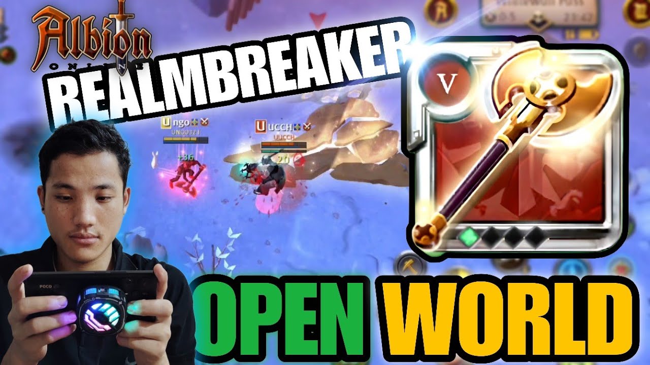 Realmbreaker Solo Open World PvP | Mobile gameplay - Albion Online