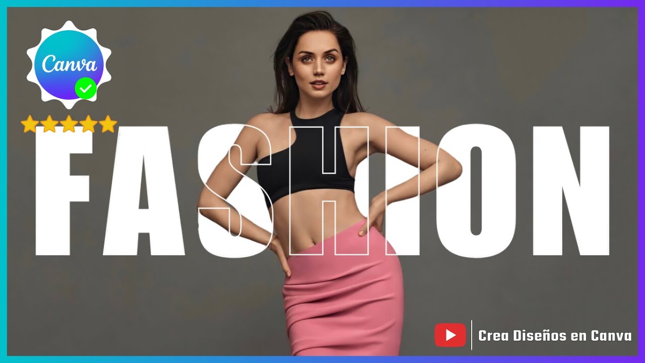 Tutorial Canva | Cómo Crear un TEXTO con EFECTO TRANSPARENTE | Fácil y Rápido