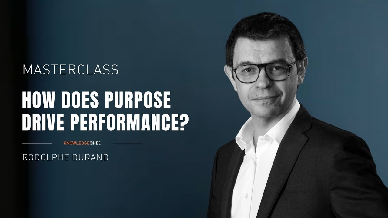 RESKILL Masterclass #7: How Does Purpose Drive Performance with Rodolphe Durand