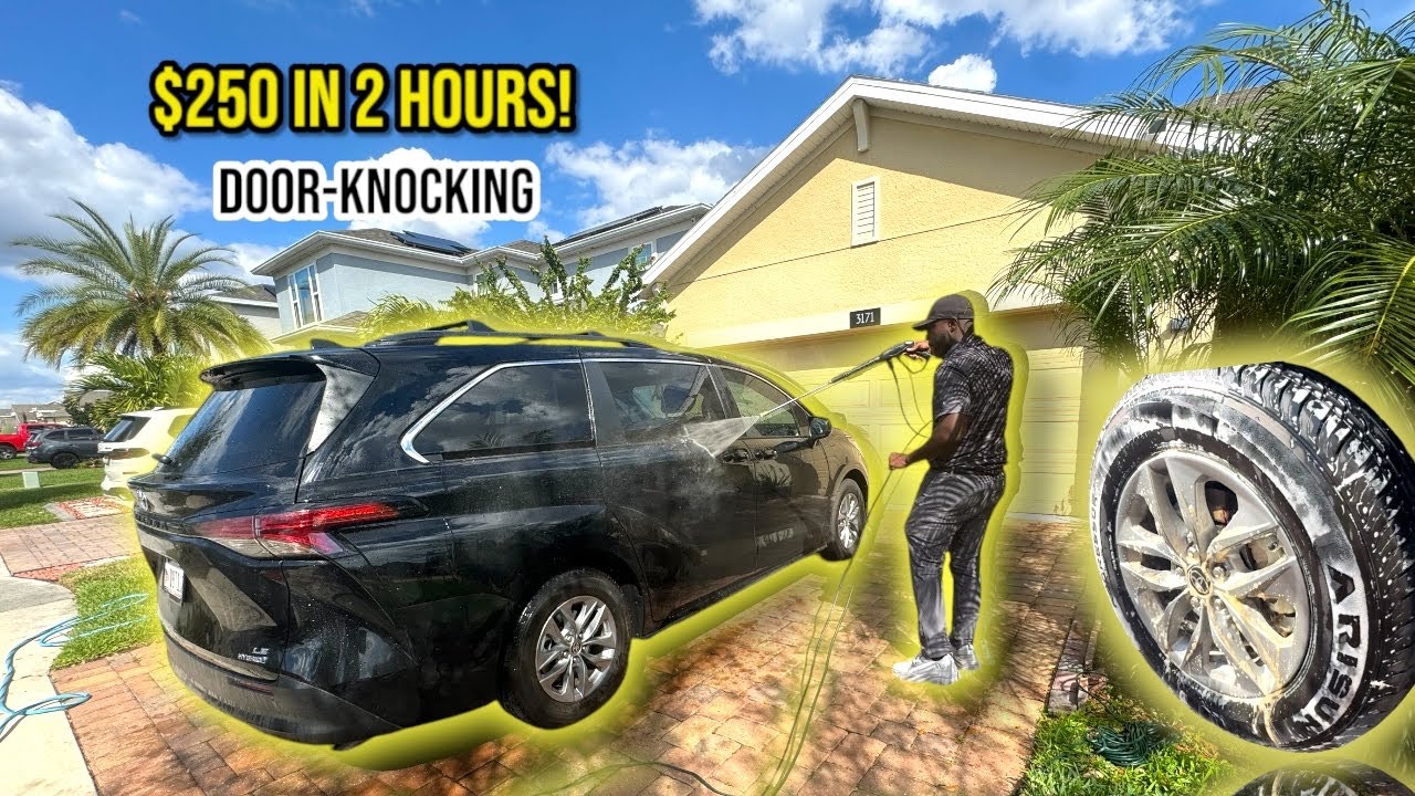 How To Start A Car Detailing Business door knocking (complete guide)