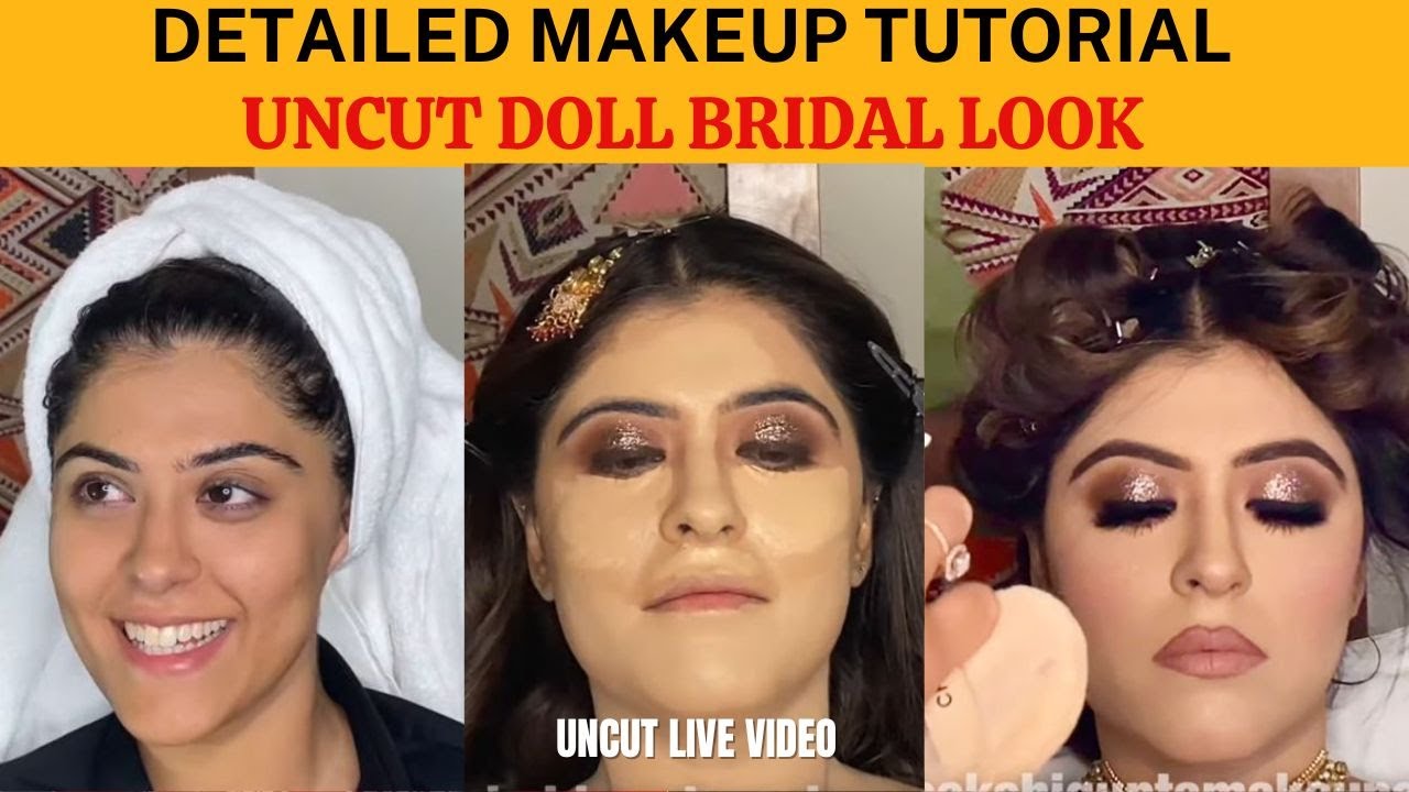 How to do SIGNATURE BRIDAL makeup Uncut Tutorial by @Sakshi Gupta Makeup Studio & Academy #mua