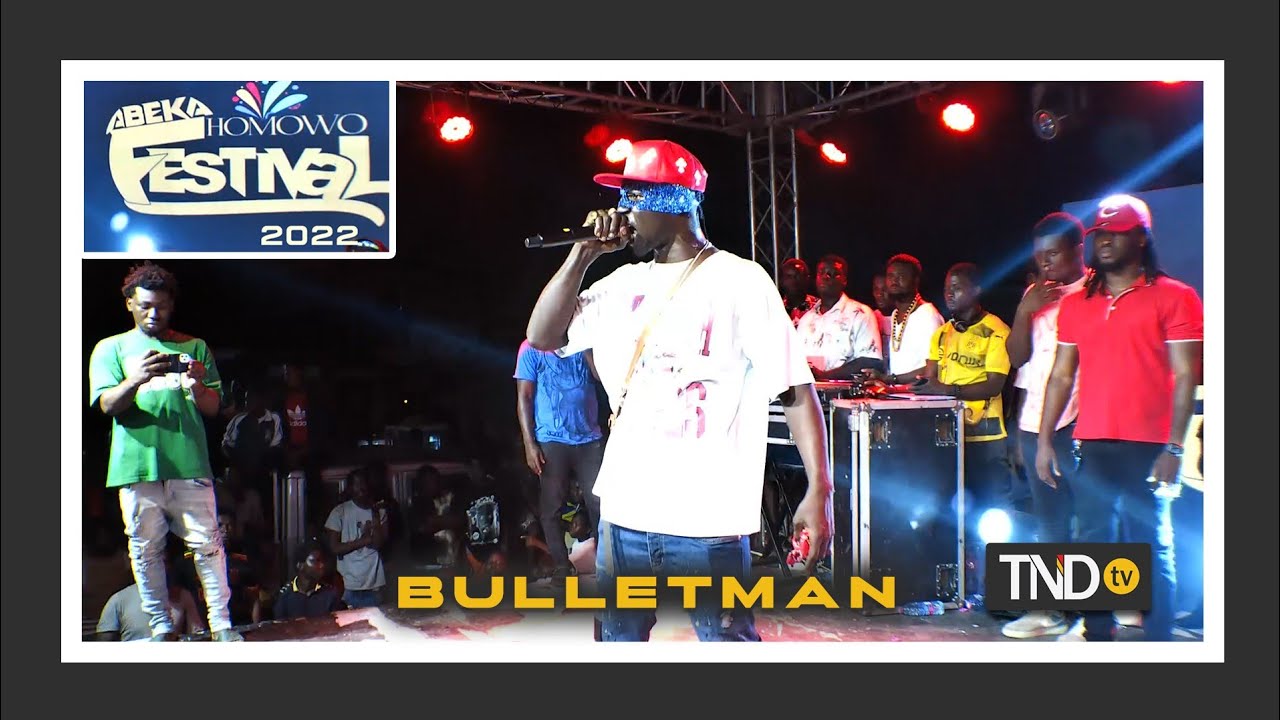 Bullet Man; serve fans with hot dancehall tunes at Abeka Homowo Festival.
