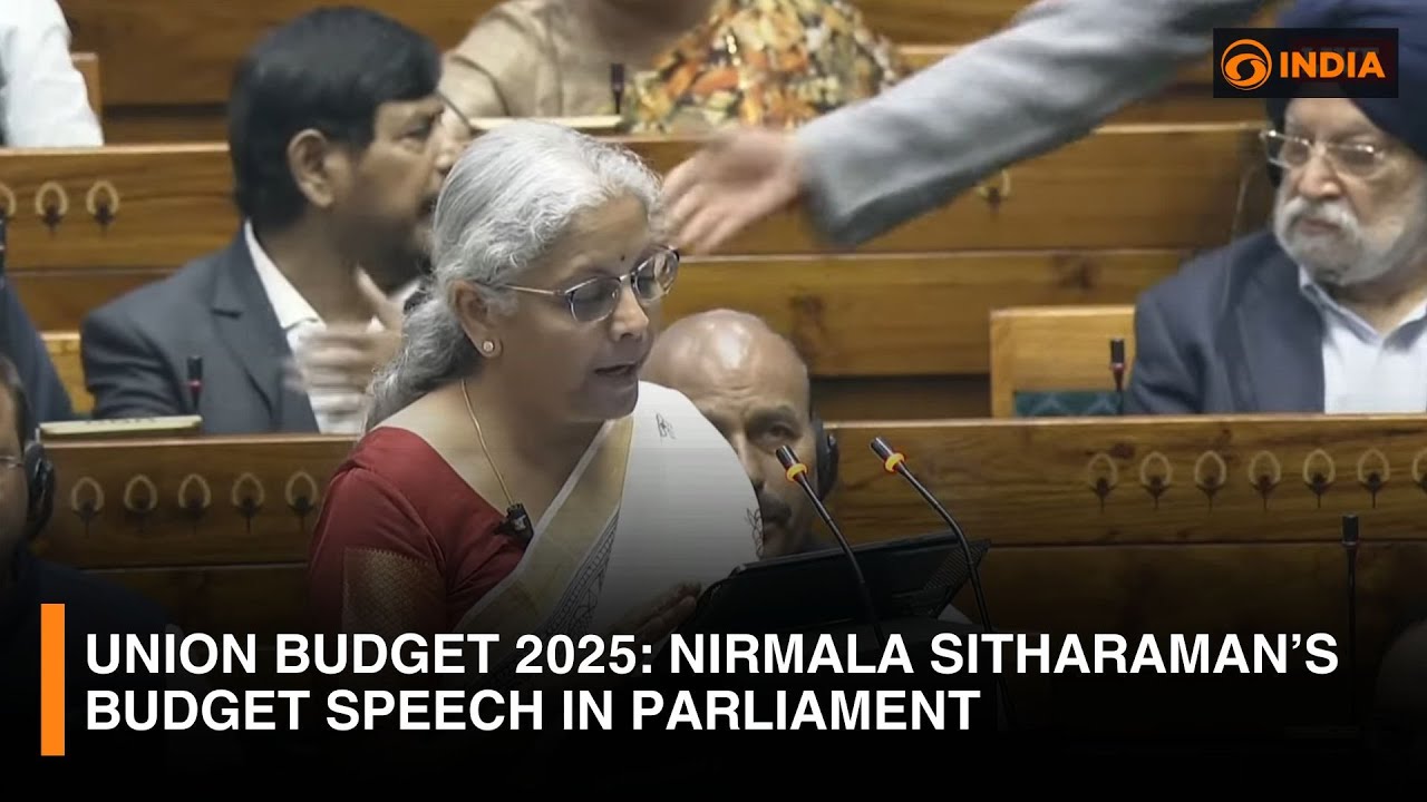 Union Budget Speech: Nirmala Sitharaman Budget Speech 2025 | Parliament Budget Session