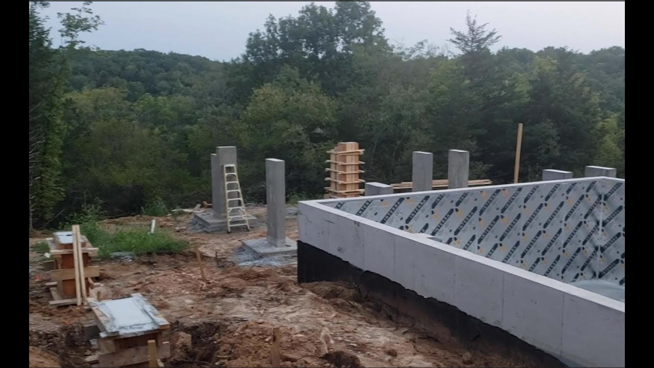 Board Formed Concrete Pier Foundation