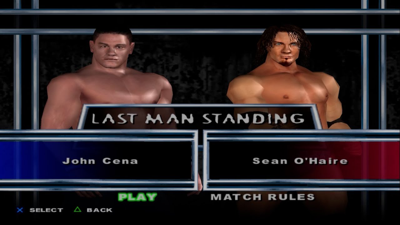 WWE SmackDown! Here Comes the Pain - JohnCena VS Sean O'Haire (LAST MAN STANDING)