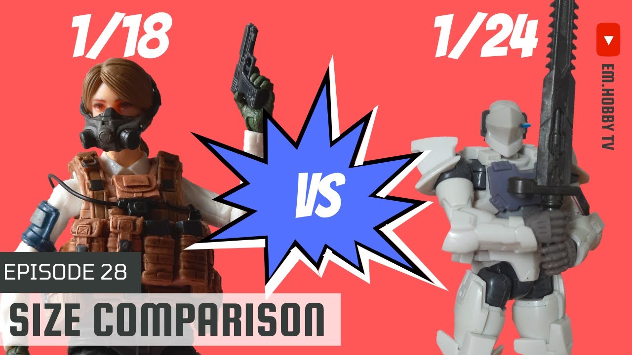 1/18 SCALE VS 1/24 SCALE | SIZE COMPARISON