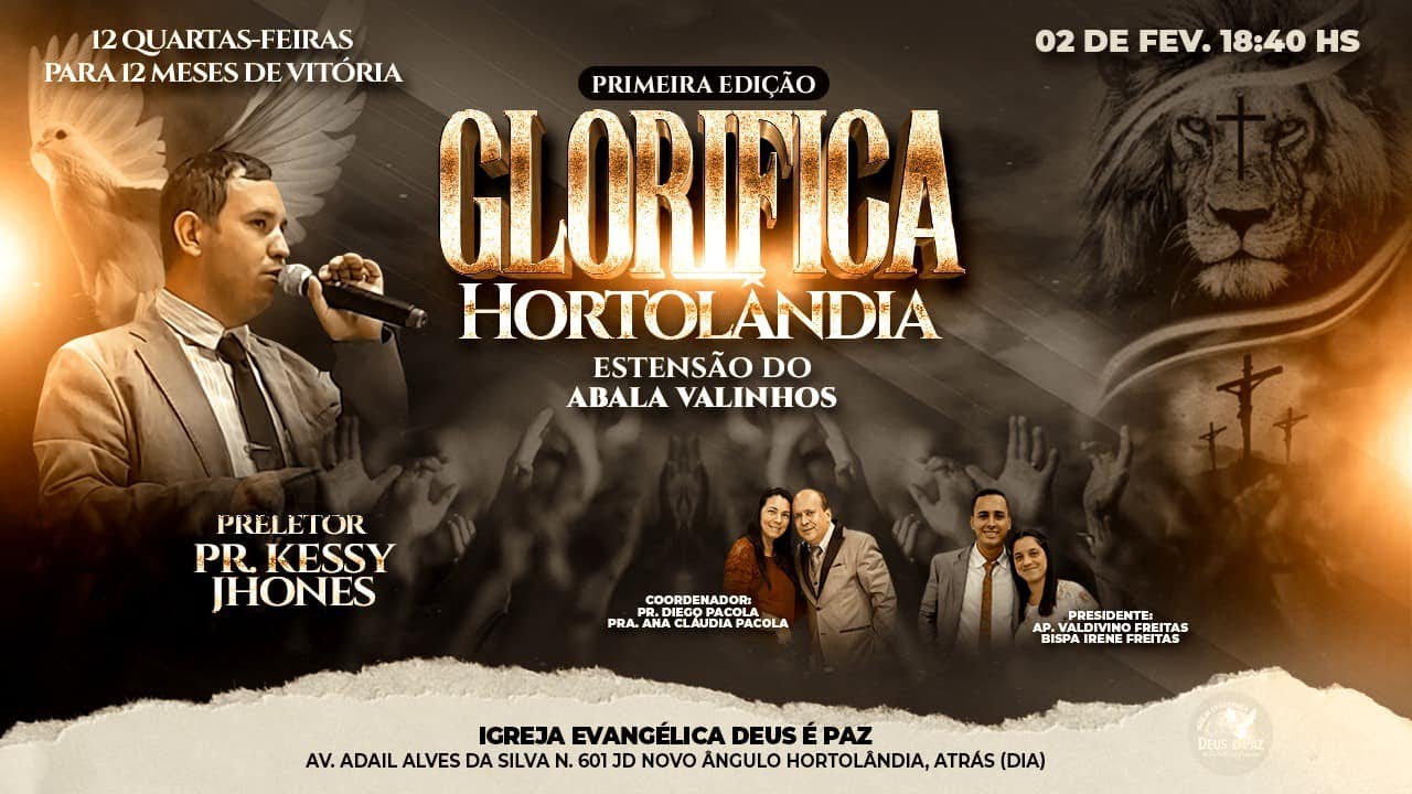 Pastor Kessy Jhones | Glorifica Hortolândia 2022