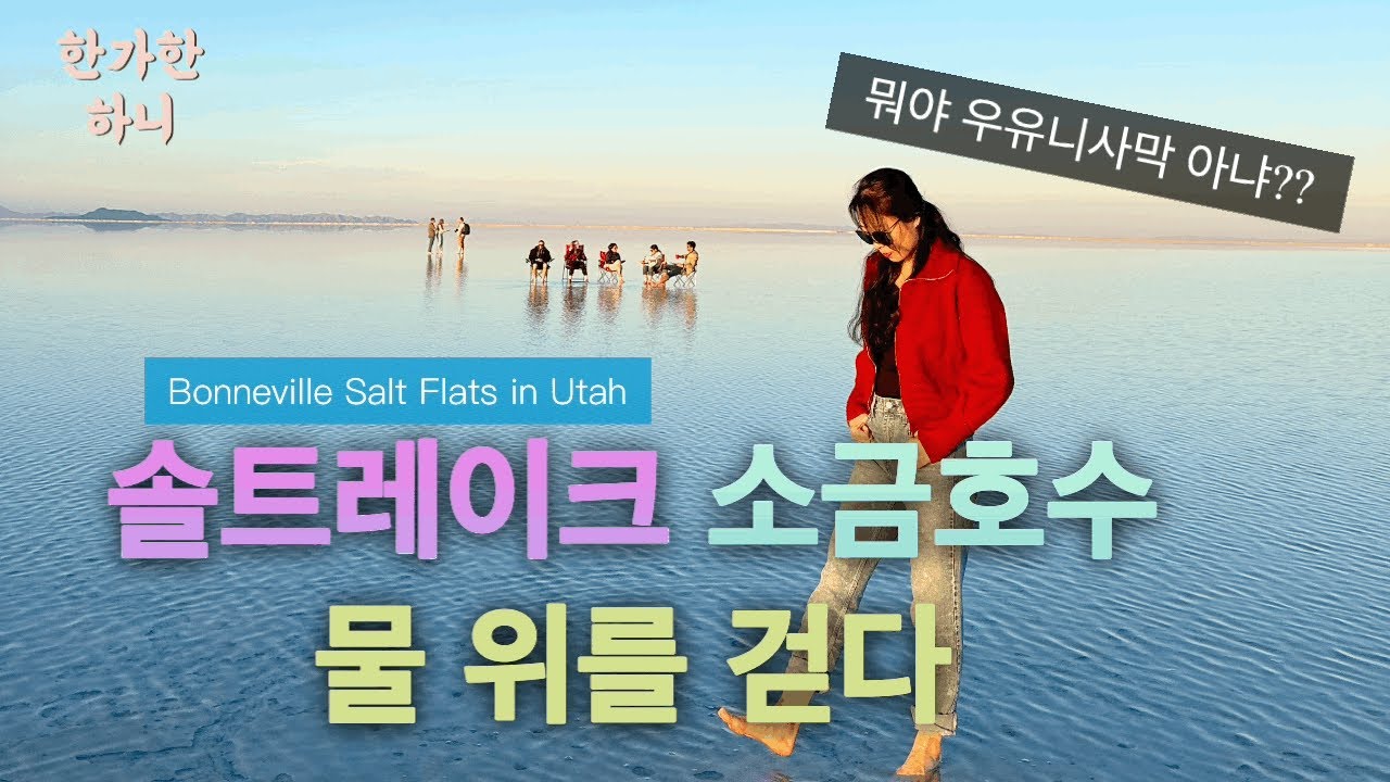 미국 유타에도 소금 사막이 있다? #보너빌호 #bonneville