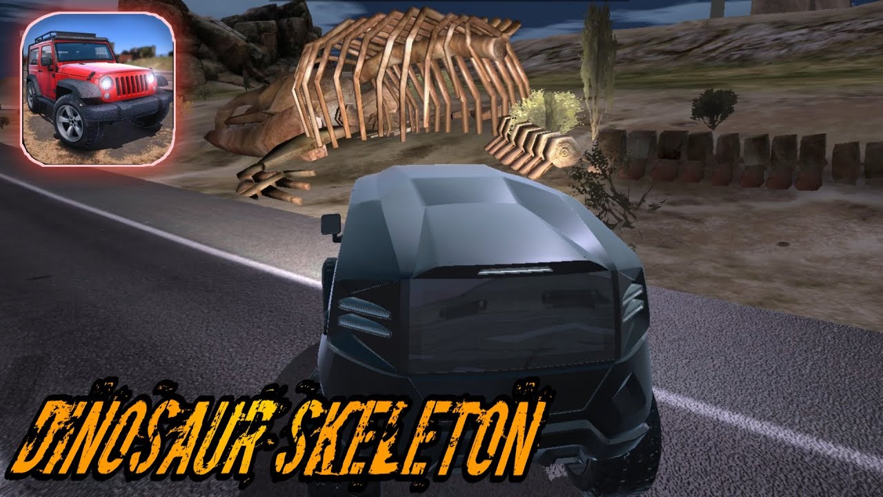 Ultimate Offroad Simulator : I found a Haunted Dinosaur Skeleton : Secret Places