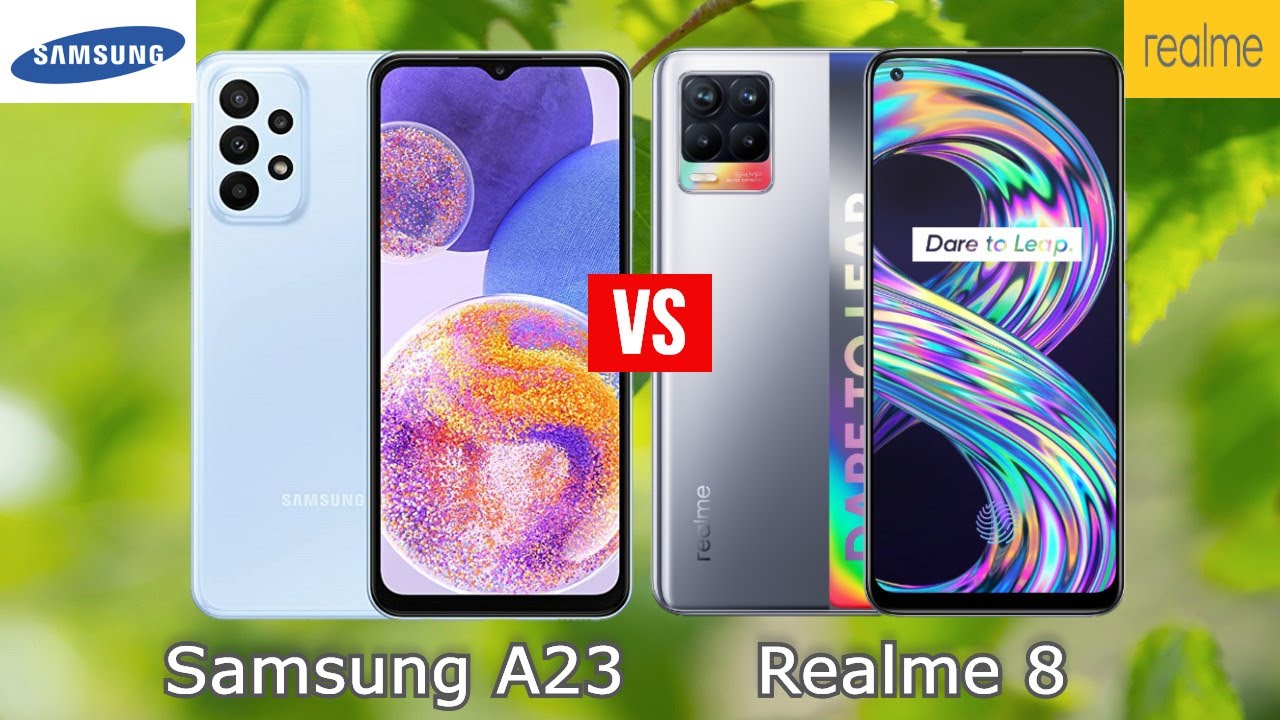 Samsung Galaxy A23 vs Realme 8 Comparison