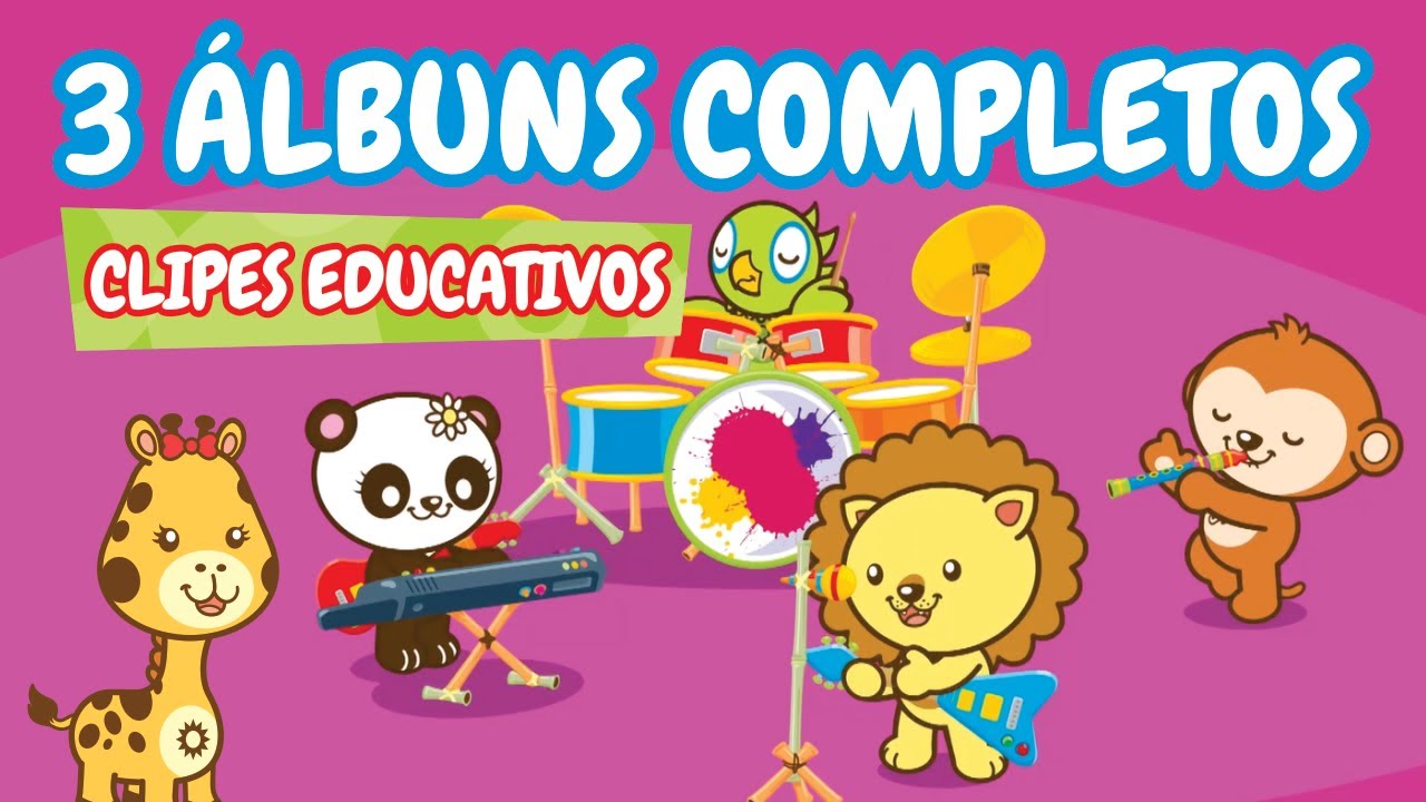 ❤️ Clipes Animados Educativos Infantil  para crian&ccedil;as e beb&ecirc;s | Animazoo Kids 🦁🐼🐵🦒🦜