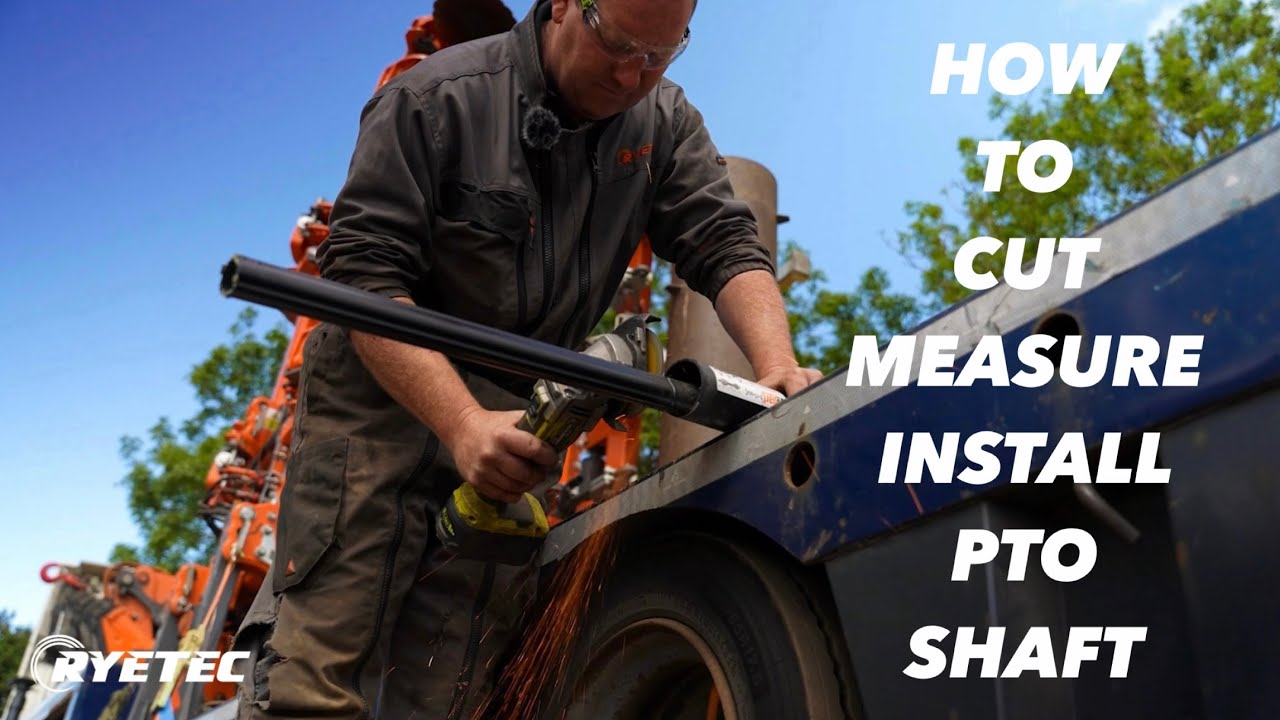 How to Cut and Install a PTO Shaft | Ryetec Cutter Setup with Tractor | Weekly How-To