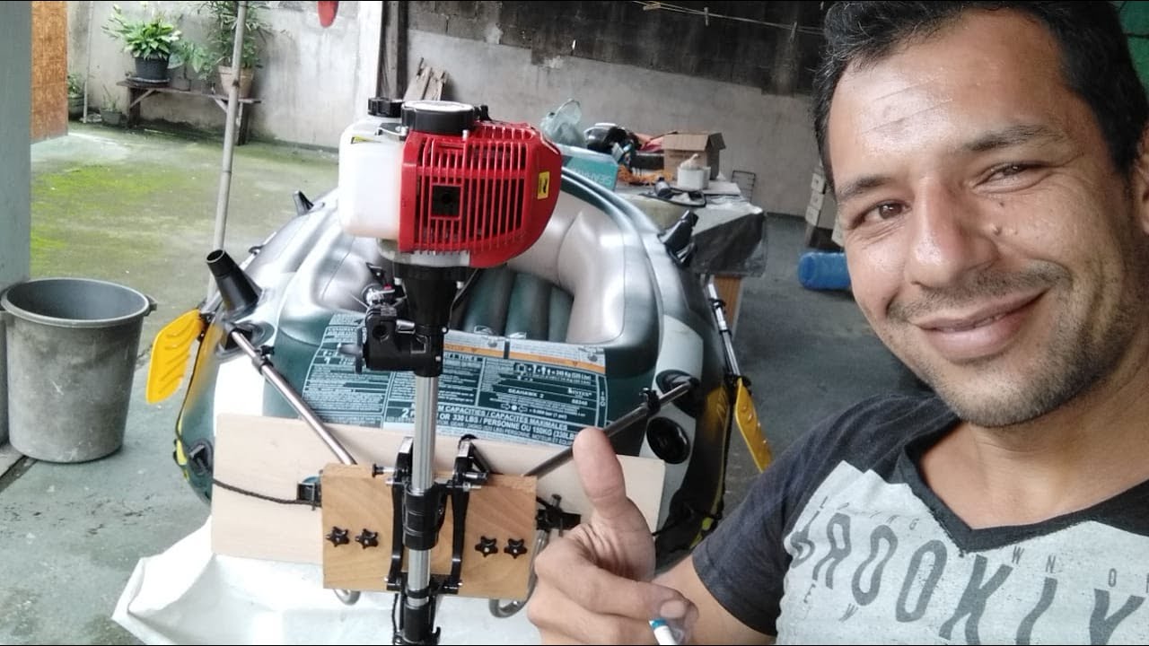 Bote Inflável Seahawk  2 modificado Suporte para motor de popa,motor 52 cc