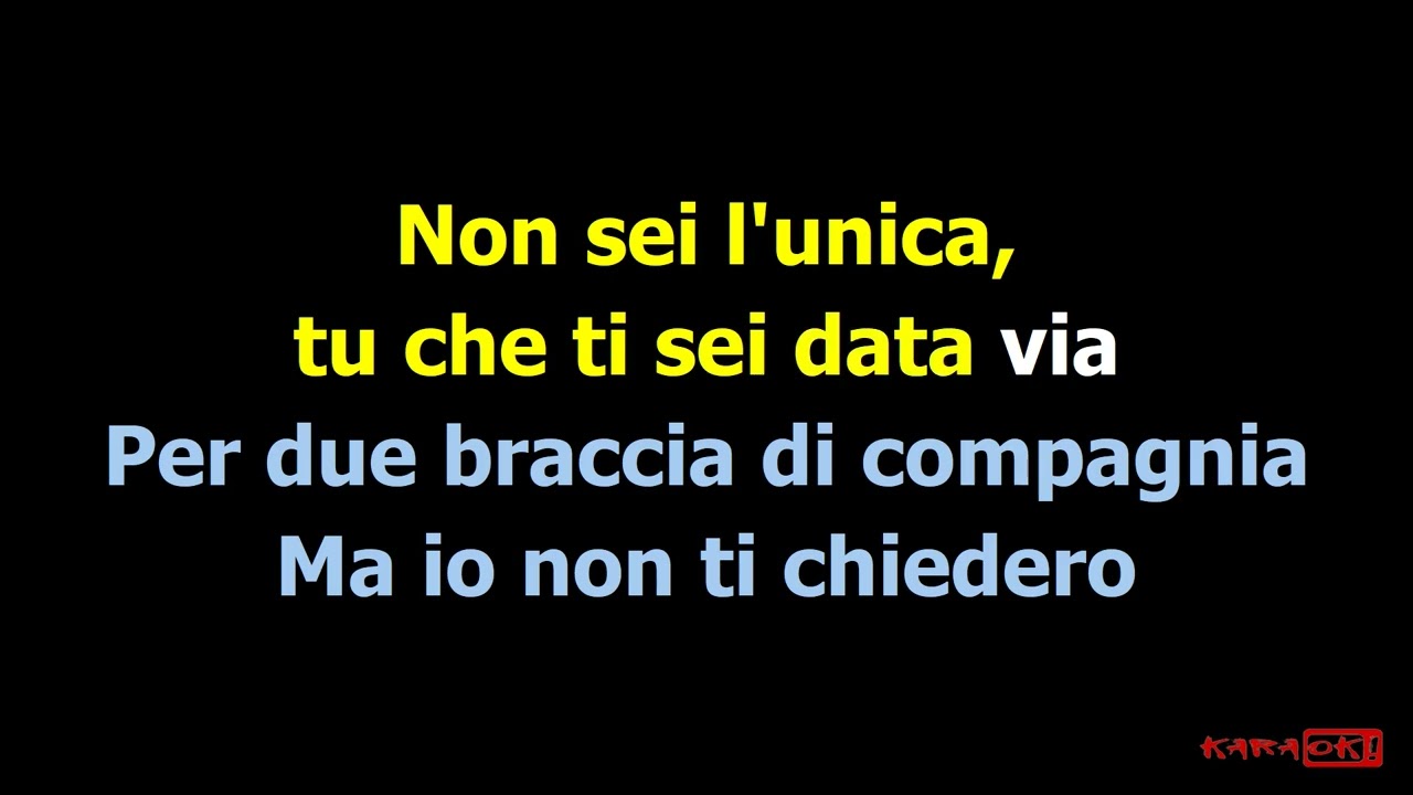 PIENO D'AMORE Loretta Goggi Versione Maschile (Karaoke Version) by Alex Migliorini