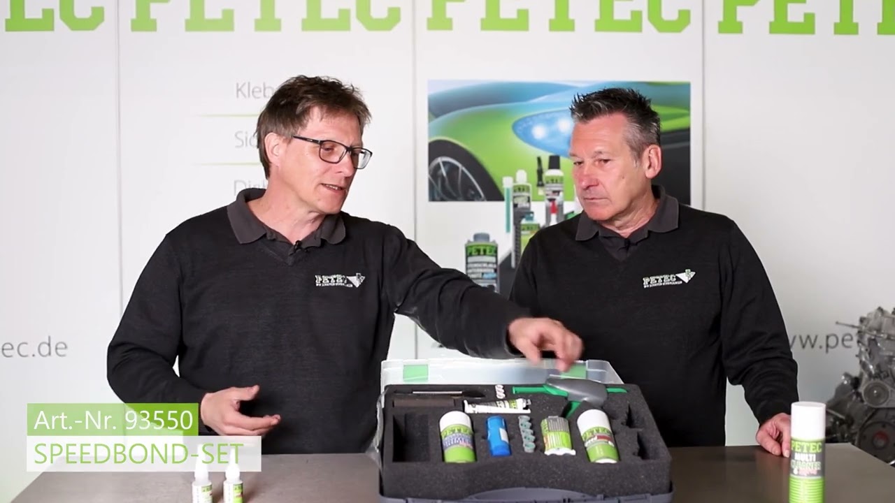 PETEC Kunststoff-REPAIR-KIT Kunststoff-Reparatur Koffer (Art.-Nr. 98309)