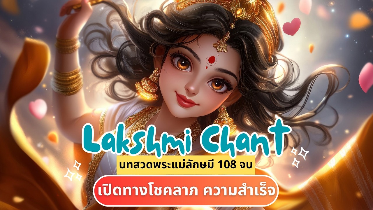 เปิดทางสู่โชคลาภ ความมั่งคั่ง และความสำเร็จ l ฟังบทสวดพระแม่ลักษมี 108 จบ บทสวดนี้เปลี่ยนชีวิต!
