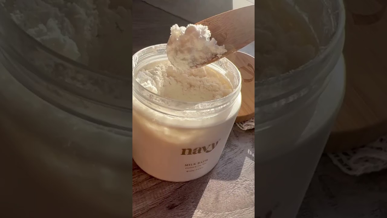 Milk Bath for incredible skin 🫧  #bathtime #skincare #milkbath  #satisfying #asmr