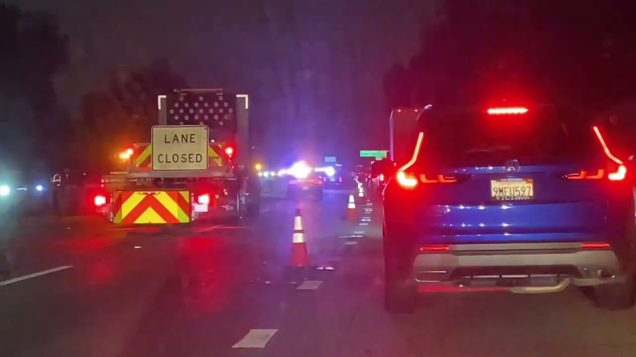 deadly car crash 💥 🚙 on the 10 Santa Monica Freeway 🛣️  December 3rd,2025 at 2:45 Am