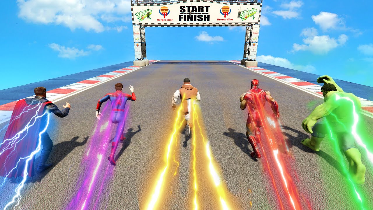 FRANKLIN Challenge Avenger's Team For Race in GTA 5