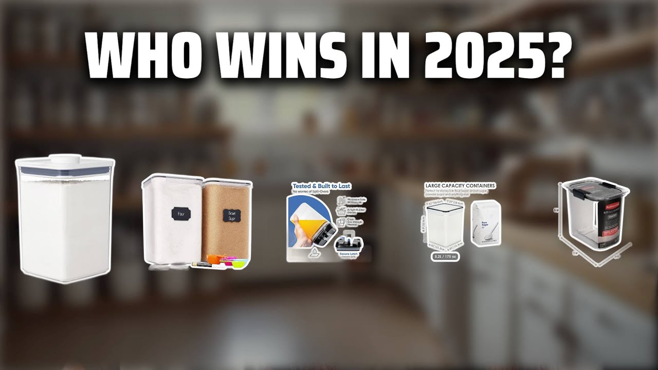 The Top 5 Best Flour Sugar Canisters in 2025 - Must Watch Before Buying!