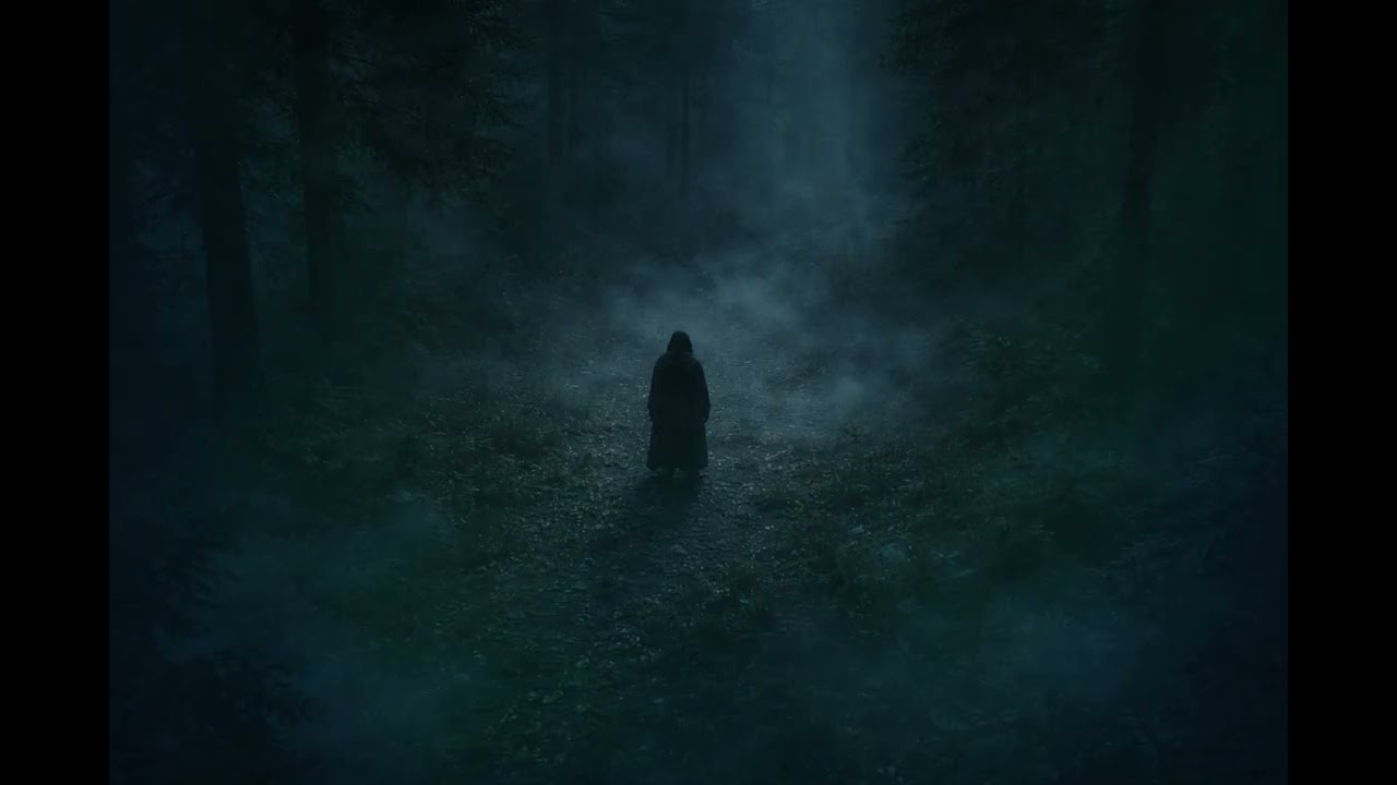 The Silent Wanderer | Dark Fantasy Ambient | Foggy Forest Night | 1 Hour