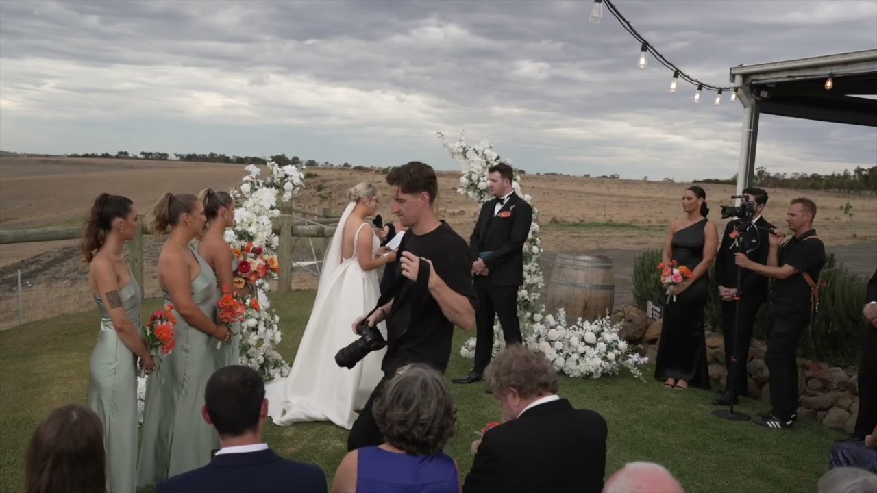 Naomi and Hagan's wedding at Tambo Farm: triciakarpcelebrant.com.au