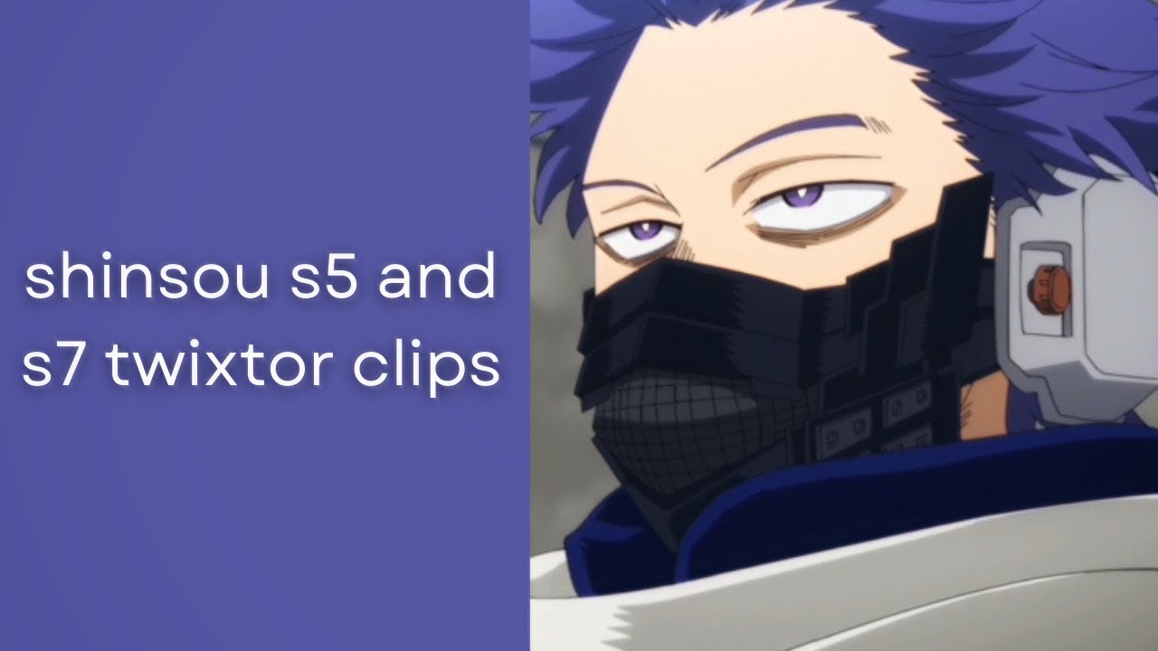 Shinso Hitoshi Season 7 and Season 5 Twixtor Clips for editing | My Hero Academia | AbigailTwixtor
